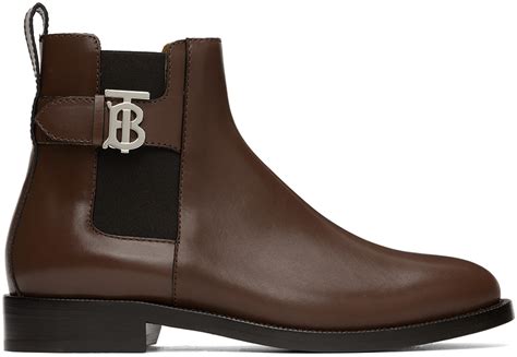 burberry buffalo leather chelsea boots|burberry high chelsea boots.